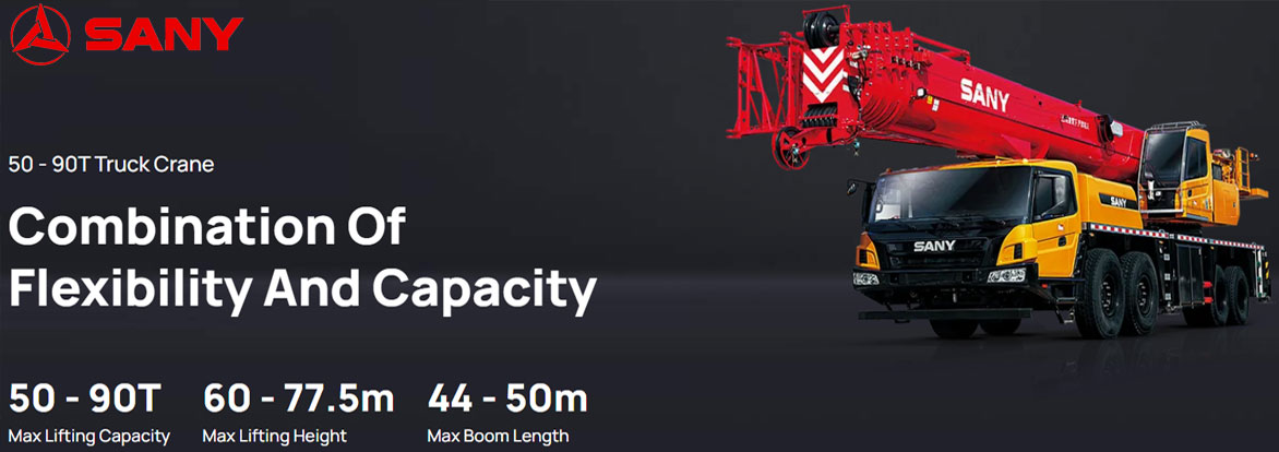 50 - 90T SANY Truck Crane