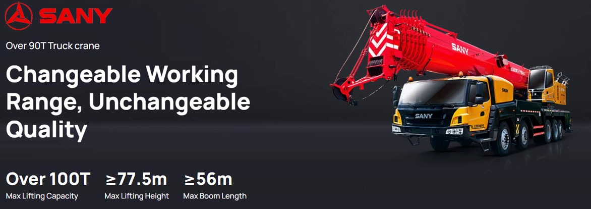 Over 90T SANY Truck Crane